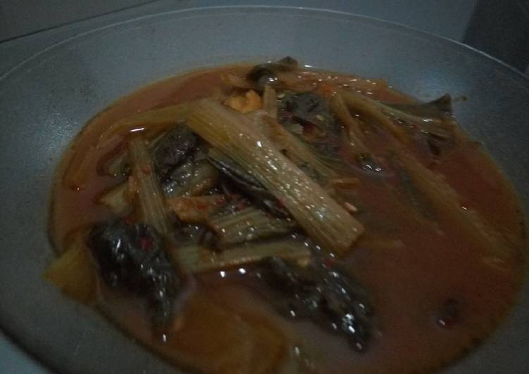 Sawi tumis asam