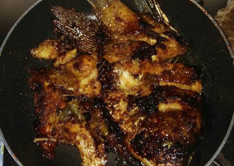 resep masakan Gurame bakar teflon