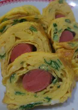 Telur dadar gulung sosis