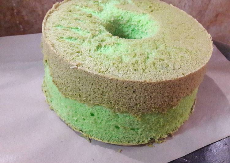 resep lengkap untuk CHIFFON PANDAN CAKE (by.NCC)