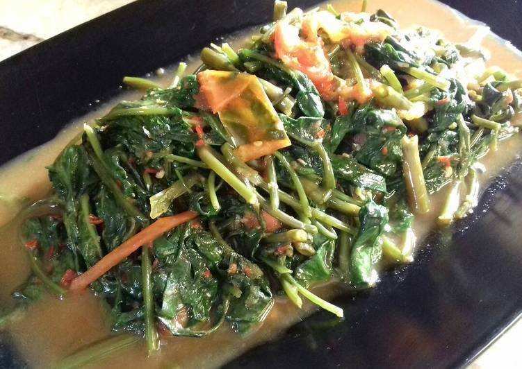 resep masakan Cah Kangkung Saus Tiram (Sederhana)