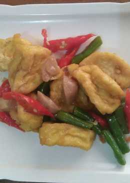 Tumis buncis tahu