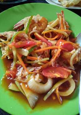 Udang crispy saos asam manis