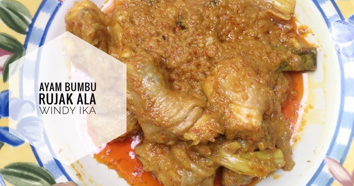 294 resep ayam bumbu rujak enak dan sederhana - Cookpad