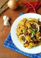 Tumis Kentang Daging Giling