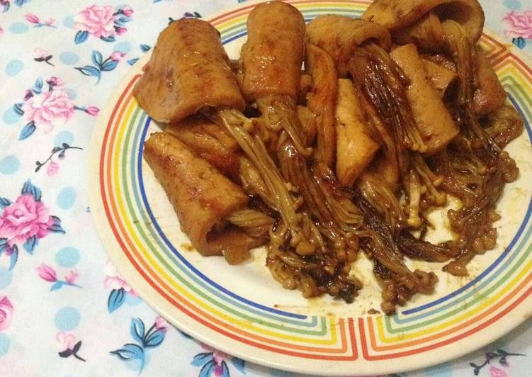 gambar untuk resep Smoke beef enoki