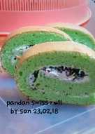 Pandan Swiss Roll