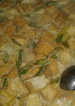 Sayur tahu cabe ijo