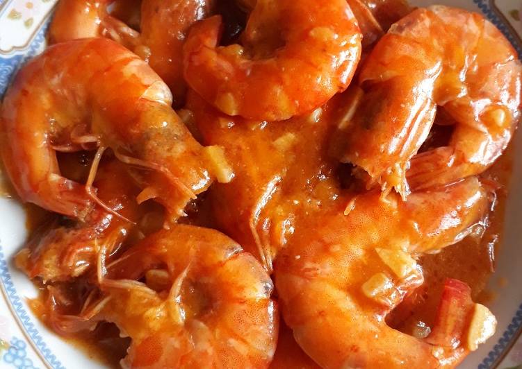 Udang tumis bawang putih