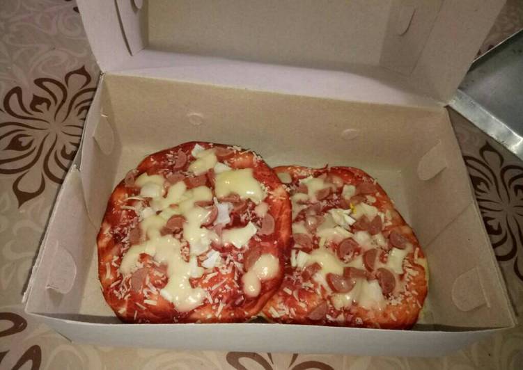 cara membuat Pizza mini