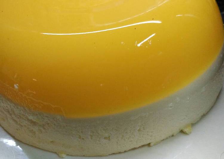 Resep Puding mangga putih telur Kiriman dari Pawon Melly