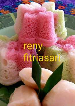 Apam tape warna warni