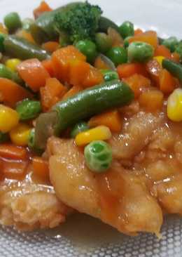 Chicken katsu mix Vegies