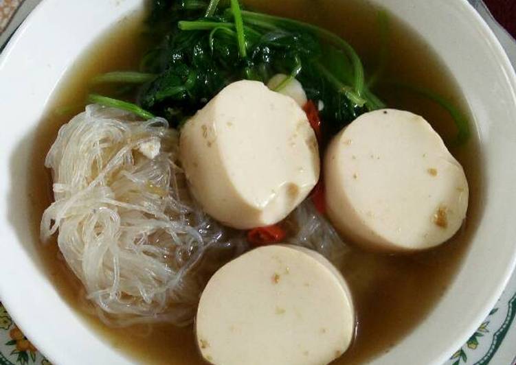 resep masakan Sup Soun Tofu