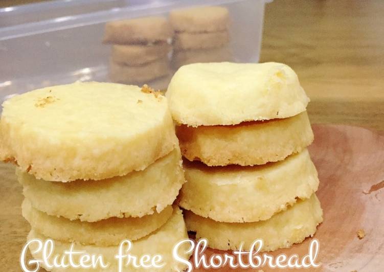 gambar untuk cara membuat Gluten free Shortbread Cookies