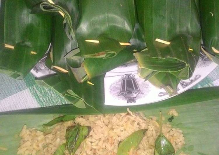 cara membuat Nasi Bakar Abon Tongkol Ala Al Fawwaz Catering