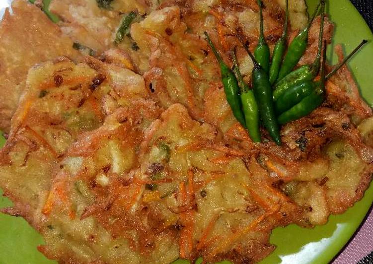 resep makanan Bakwan sayur crispy