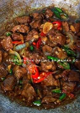 Krengsengan Daging Sapi