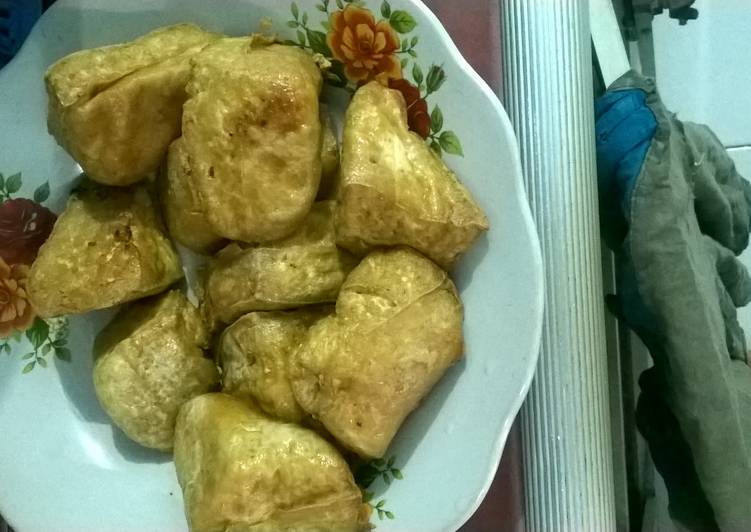 resep lengkap untuk Tahu goreng bumbu racik