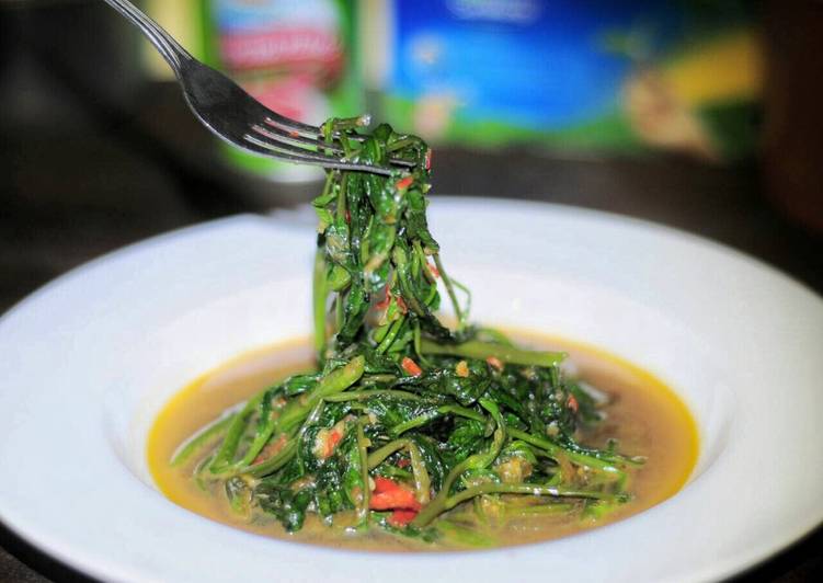 resep Tumis Kangkung Sambal Terasi