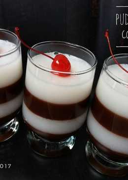 Puding Lapis Coklat Susu