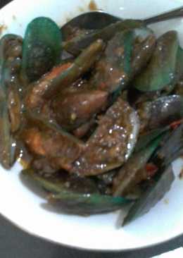 Kerang hijau saus tiram pedas ala ala