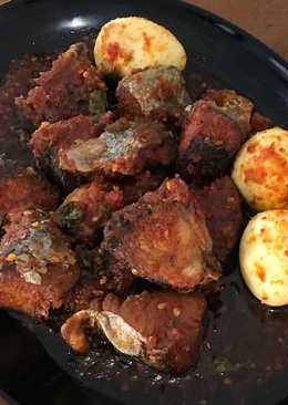 Tongkol & telur balado simpel