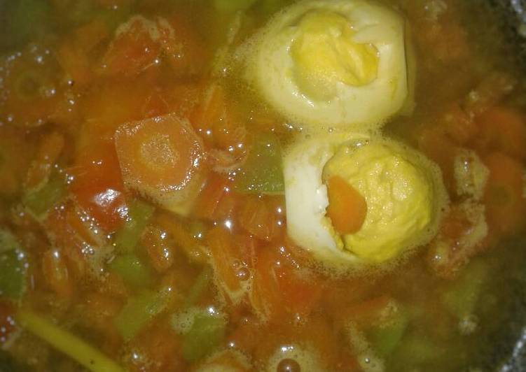 resep makanan Telur yampung sayur kuning - mpasi 1y+