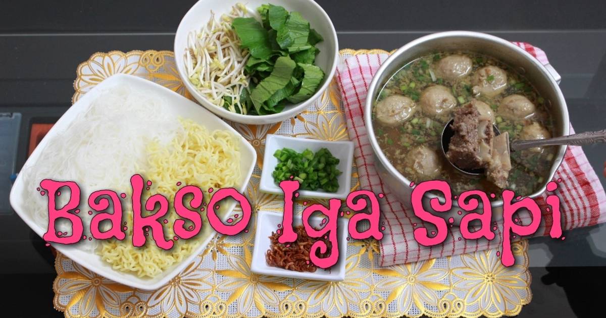 174 Resep Bakso Iga Enak Dan Sederhana Cookpad