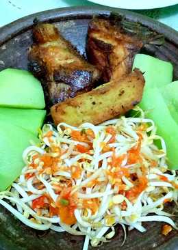 Ayam penyet sambel tauge#BikinRamadanBerkesan