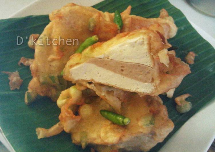 bahan dan cara membuat Tahu Bakso Goreng Crispy