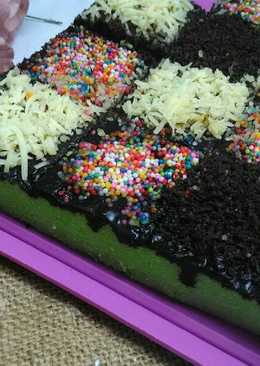 Brownies Pandan Kukus