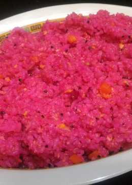 Nasi goreng merah buah naga #pr_bukannasibiasa
