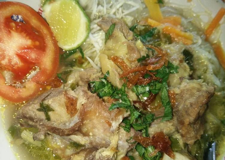 resep Soto iga / soto sapi