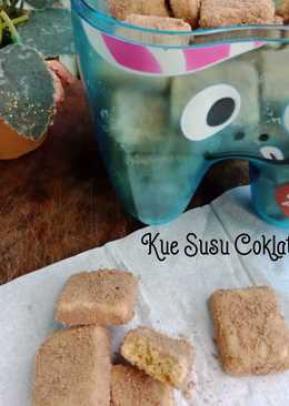 Kue Susu Salut Susu Coklat 4 Bahan