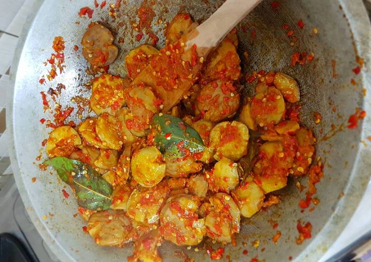 bahan dan cara membuat Balado jengkol