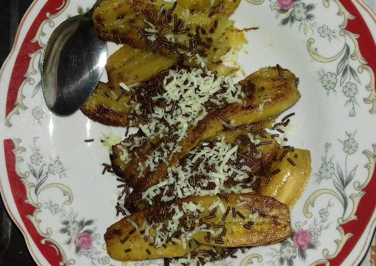 resep makanan Pisang bakar teplon