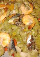 99. Tumis Pare Ikan Asin klotok dan Udang