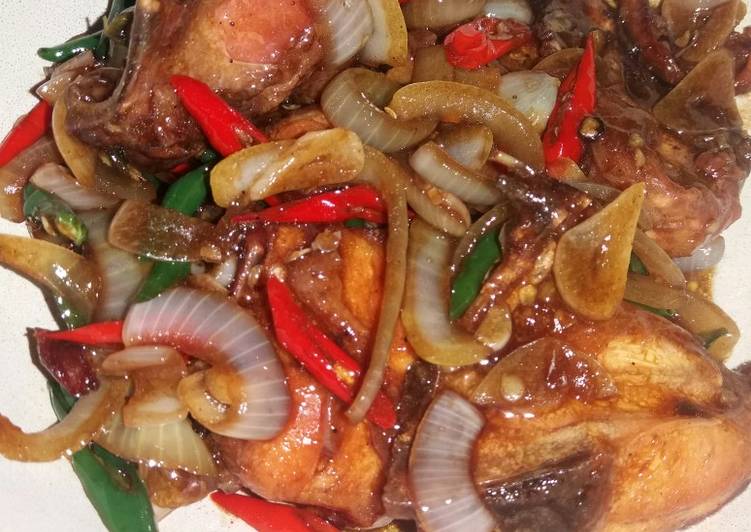 Resep Ayam Lada Hitam Masakan Mama Mudah