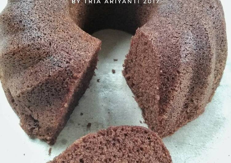 bahan dan cara membuat Bolu Chocolatos Kukus