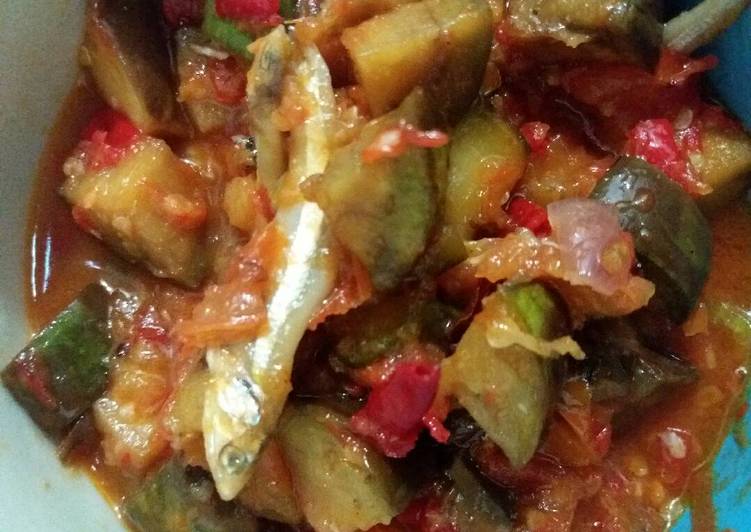 gambar untuk resep makanan Balado terong teri