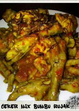 Ceker Mix Bumbu Rujak