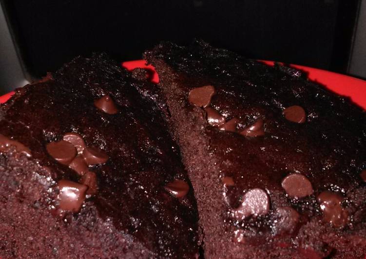 cara membuat Brownies tanpa telur (takaran sdm)