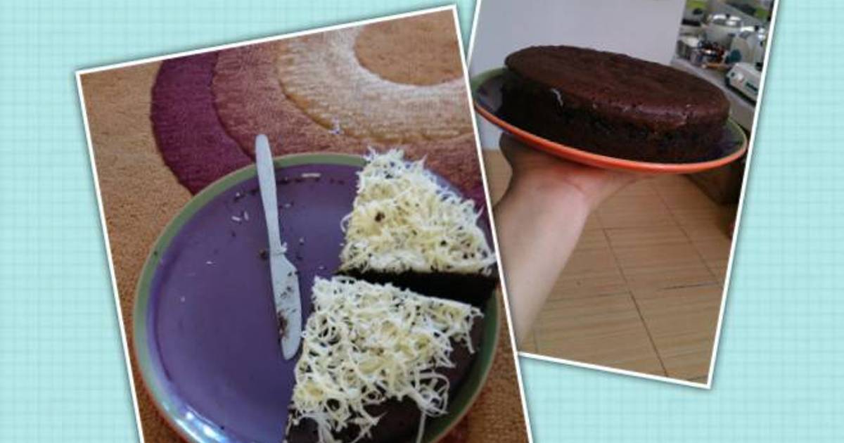 Resep BROWNIES KUKUS NO OVEN NO MIXER