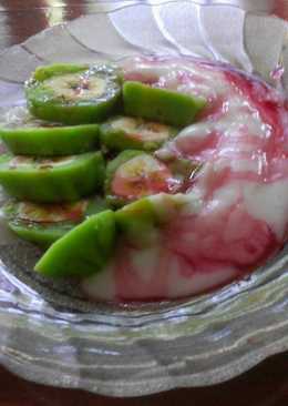 Es Pisang Ijo simple