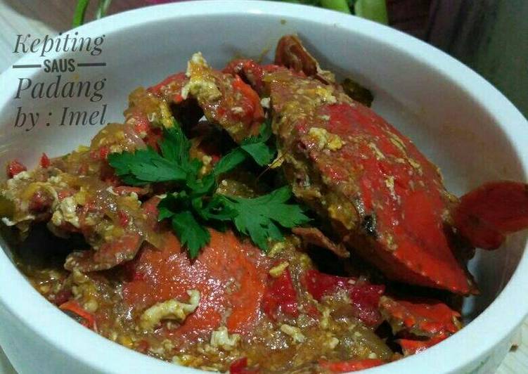 cara membuat Kepiting Saus Padang