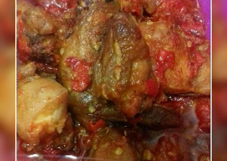 Resep Ayam Sambal Lado terasi - Wineke Asmeral