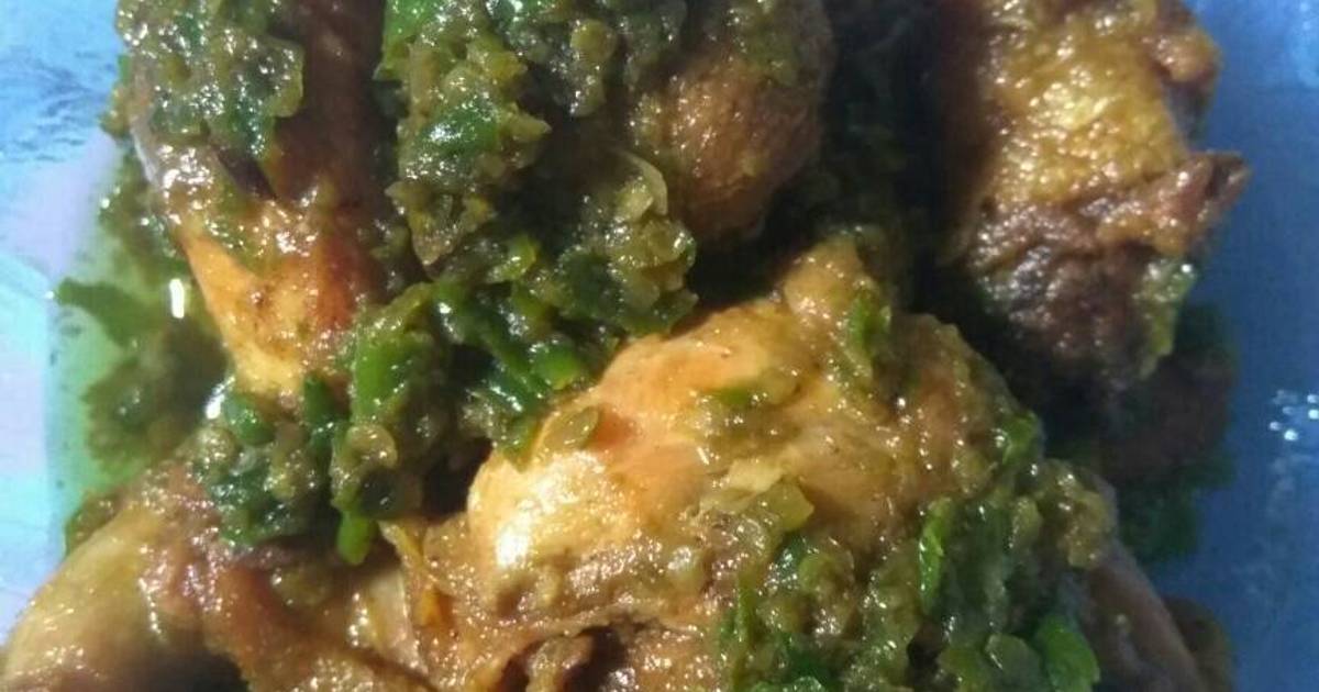 459 resep  ayam  cabe  hijau  enak dan sederhana  Cookpad