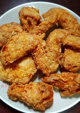Spicy chicken wings (ayam goreng tepung)