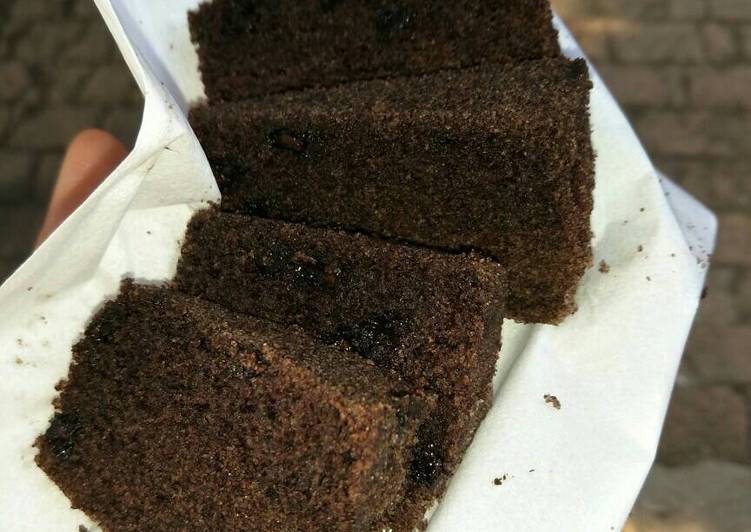 Resep Brownies kukus ketan hitam coklat By Linna Erlina